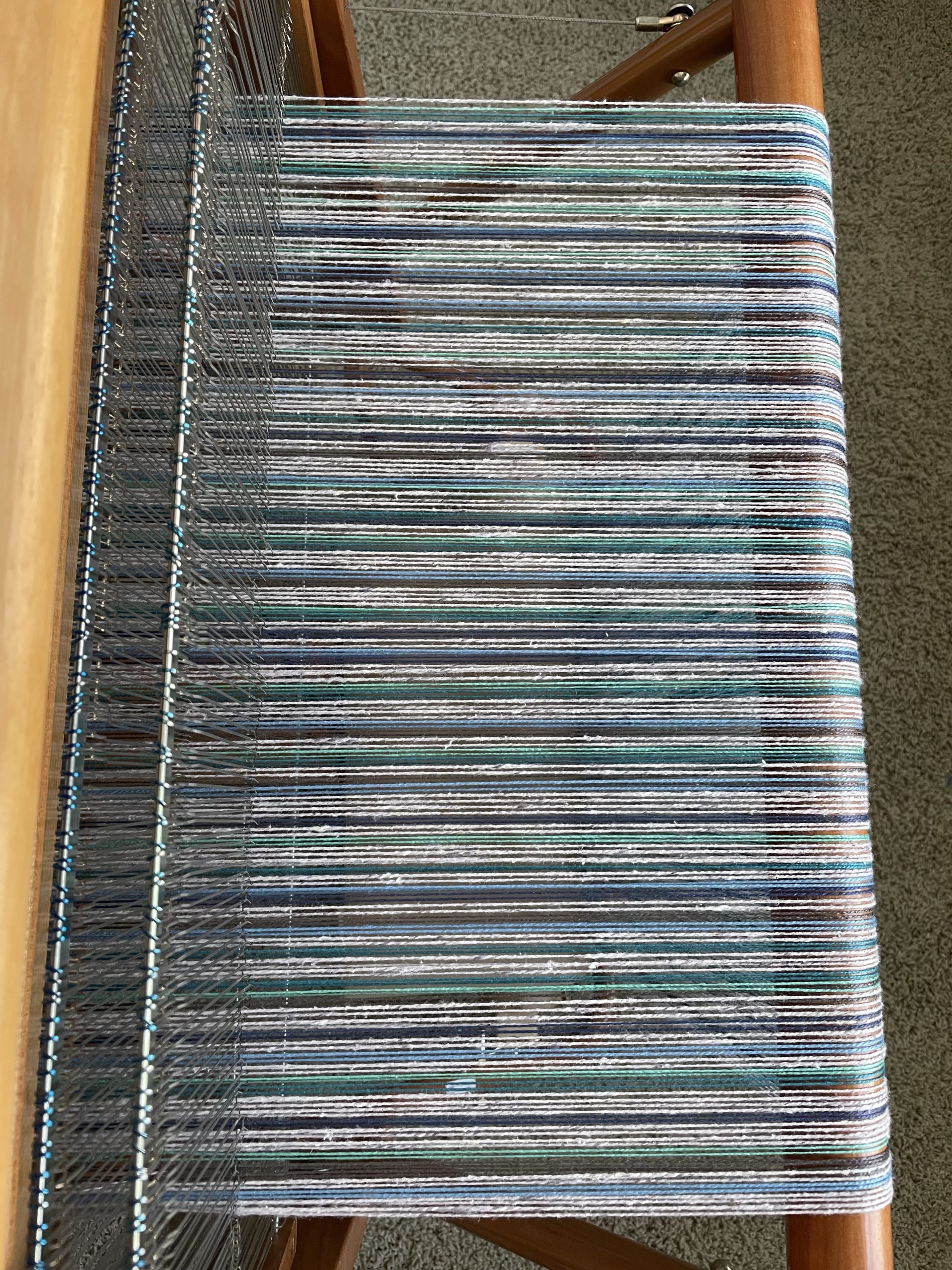 Warping the SAORI loom