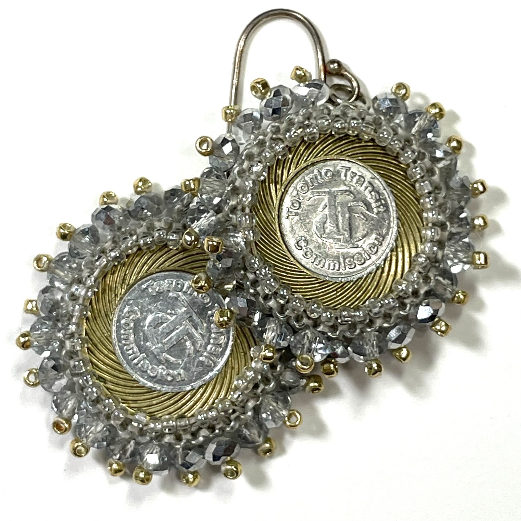 Toronto Subway Token Earrings